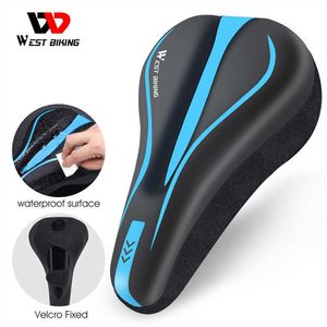 Selles West Bike Selle Sile Mousse Éponge Coussin De Vélo Doux Épaissi VTT Housse De Siège De Vélo 0130