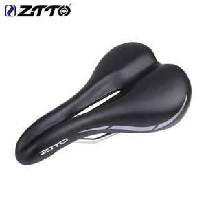 Saddles Ztto Bicycle Seat Mountain Bike Saddle Dikke accessoires Sporttertainment voor fietsonderdelen Zwart Wit 0131