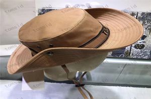 Safari brede rand hoed cowgirl damesontwerper emmer hoed voor mannen cowboy western outback hoed verstelbare casual mode gemonteerde hoeden5420110