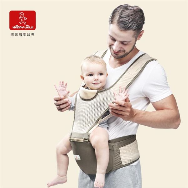 Porte-bébé ergonomique sûr et confortable avec siège de hanche Conception 5 en 1 Transportez votre nouveau-né Todder Child307Z