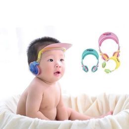 SAFE Shampooing Baby Shower Bath Bathing Bath Protection Protect Soft Cap Spat for Baby Children Kids Gorro de Ducha Tonsee SS1834 240412