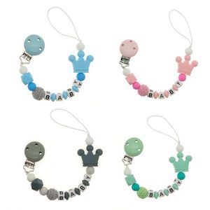 Clips de chaîne de sucette en perles de silicone sûres anneaux de dentition pour accessoires d'alimentation de bébé porte-sucettes pour bébés jouets Graciouis