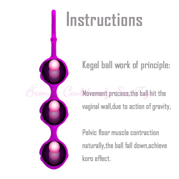 Silicone Smart Smart Ben Wa Egg Vagin serrer la machine d'exercice Vaginale Geisha Ball Sex Toys for Women