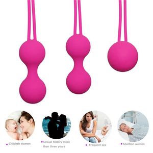 Boule de Massage intelligente en Silicone sûre boules de Kegel Ben poupée vagins serrant la Machine d'exercice boule musculaire vaginale jouets sexuels féminins