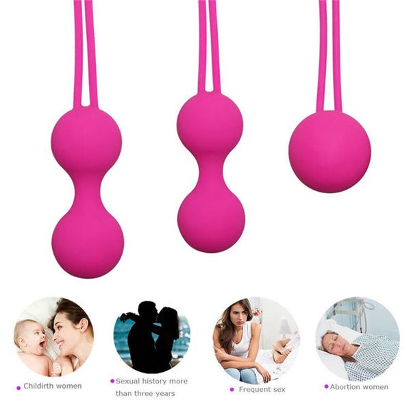 Boule de Massage intelligente en Silicone sûre boules de Kegel Ben poupée vagins serrant la Machine d'exercice boule musculaire vaginale jouets sexuels féminins