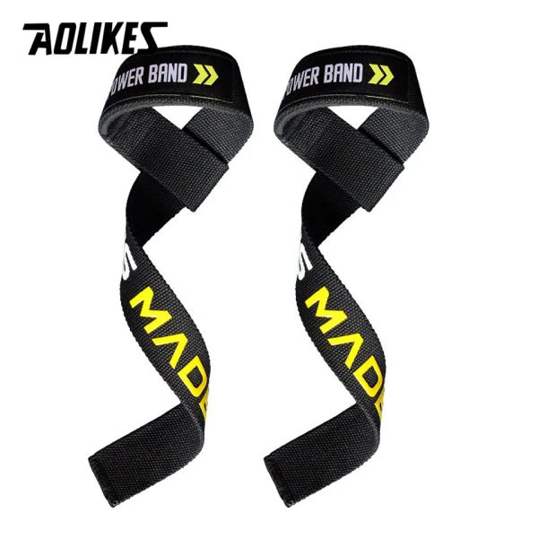 Sécurité Aolikes 1 paire Halklowfting Wristban Sport Training Training Bands Hands Support Sonts de support enveloppe Gardes pour le gymnase Fitness