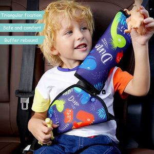 Safety Belts Accessories Car Seat Belt Adjustment Holder Seatbelt Padding Cover for Baby Child Kids Anti-Neck Safety Shoulder Positioner Shoulder Pad Kit T221212