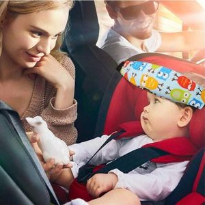 Accesorios para cinturones de seguridad Cabeza de asiento de coche para niños Cinturón de algodón auxiliar fijo Cochecito de bebé Protección para dormir Seguridad