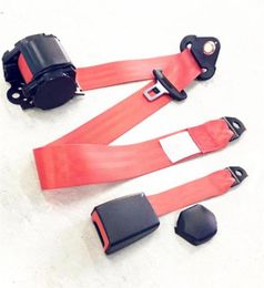 Ceintures de sécurité accessoires de ceinture de sécurité de voiture rouge universelle extension extension boucle adujstable épaule celle de sécurité pour 1 pièce SET4883901