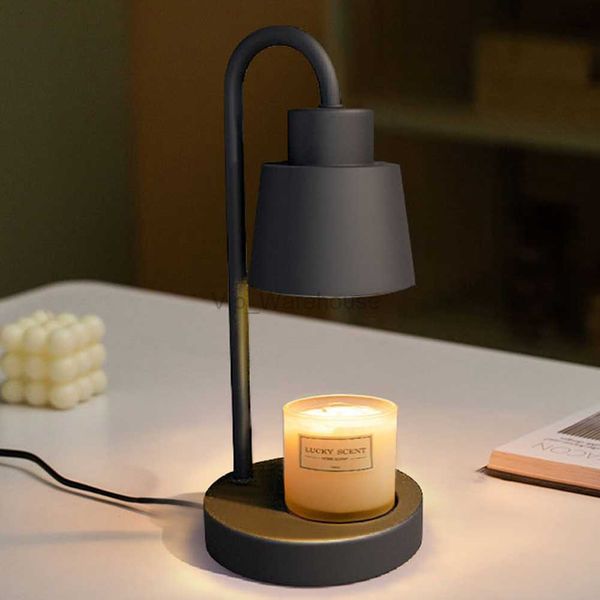 Sécurité Bougie Chauffage Lampe Creative Aroma Diffuseur Lampe De Table Chambre Décor Lumières Lampe De Chevet Cadeau D'anniversaire US / EU / AU / UK Plug HKD230808