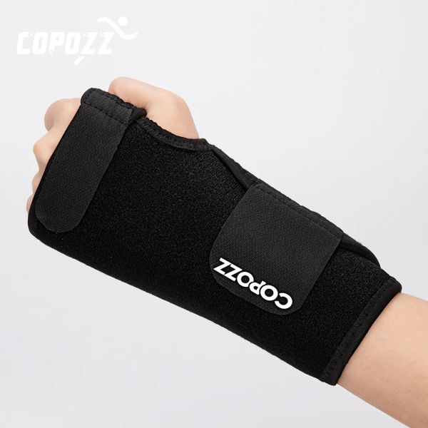 Sécurité COPOZZ Bracelets de Ski unisexe protection du poignet bandes de sueur Yoga course Fitness sport Bracer accessoires de sécurité Support de poignet