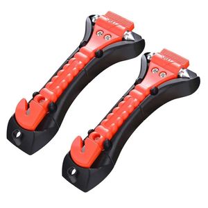 Veiligheid Cutter Car Auto Groothandel Begrens Belt Survival Kit Window Punch Breaker Hammer Tool voor reddingsramp Emergency Escape 19*7.36cm