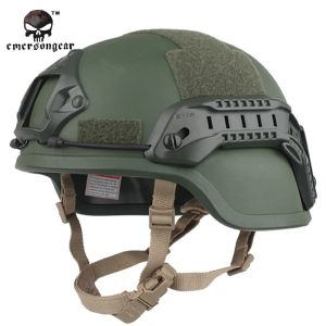 Sécurité Emersongar Ach Mich 2000 Vision Special Tactical Casque Tactical Airsoft Paintball Casque Military Casque EM8978 8 Couleurs Options