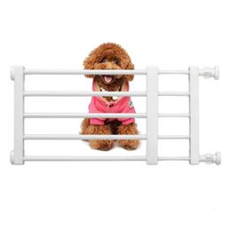 Barrières de sécurité barrière pour chien courte barrière rétractable pour animaux de compagnie clôtures large pour bébé pour portes escaliers 231213