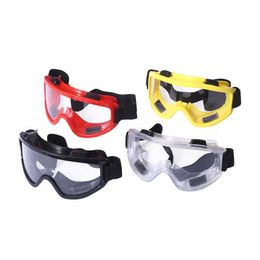 Lunettes de sécurité casque de remplacement lunettes Motocross Scooters ATV tissu fumé tout-terrain coupe-vent et Protection UV