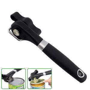 Veiligheidshandleiding Side Cut Can Opener Ergonomische grepen Handvat Food Grade Rvs Kitchen en Restaurant Tool