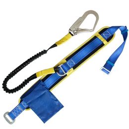 Sécurité OUTPOOR OUTIL ALLUMAGE ALIMENTAGE POSE PORTE CEULLE DE SÉCURITÉ CEINTURE RESSECORE CORDE AVEC Ajustement d'équipement d'escalade de boucle Acce 240326