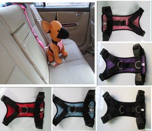Ceinture de sécurité pour animaux de compagnie pour harnais de voiture laisse de chien collier de ceinture de sécurité fournitures produits coussinets pour chiens