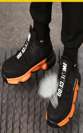 Veiligheid Punctie Openbare laarzen mode onverwoestbaar schoeisel ademende wrokschoenen mannen nieuw werk sneakers staalbeveiliging 2010195280185