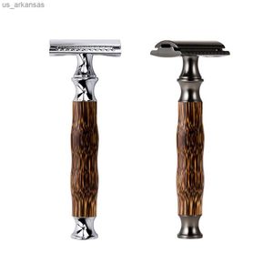 Safety Razor Double Edge Scheermes Voor Mannen Scheren Gezicht Scheermesjes Scheren Machine Eco Scheermes Met Een Mes Gezichtshaar scheerapparaat L230523