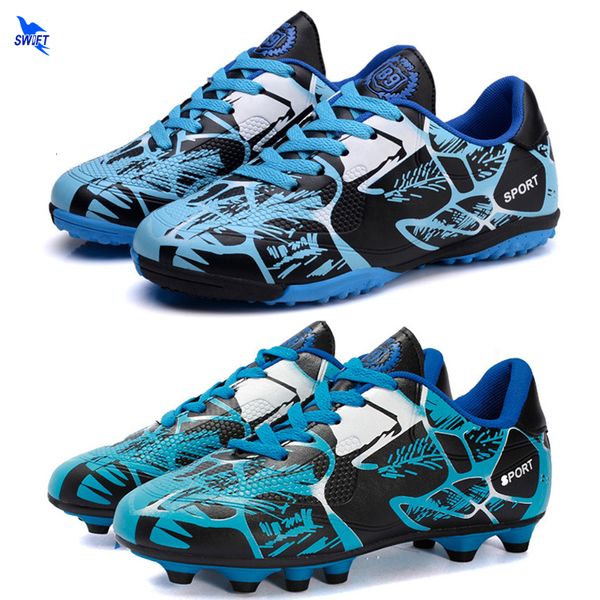 Chaussures de sécurité 31-45 Hommes Garçons AG TF Chaussures de football Gazon FG Enfants Football Bottes Adolescents Futsal Crampons Extérieur Pelouse/Cour dur Formation Sport Sneaker 230630