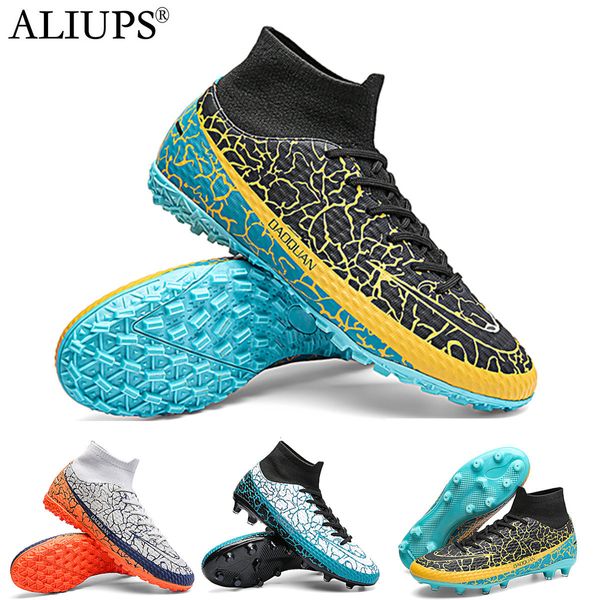 Chaussures de sécurité ALIUPS Taille 35-47 Indoor Turf Soccer Hommes Baskets Bottes de Football Originales AG TF Enfants Crampons Formation Futsal 221130