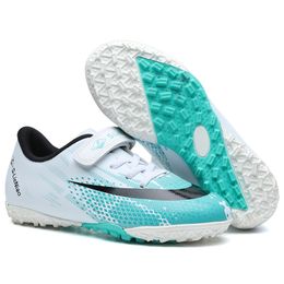 Zapatos de seguridad para niños y niñas, fútbol, césped, entrenamiento, deporte, impermeable, césped, tacos de fútbol, Unisex, cómodo, antideslizante, suave, 230721