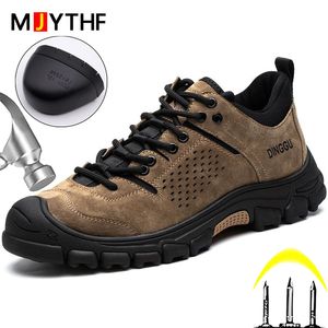 Chaussures de sécurité Construction Homme Chaussures industrielles Anti-smash Anti-crevaison Chaussures de travail Chaussures de sécurité indestructibles Hommes Steel Toe Sneakers 230505