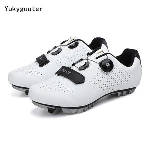 Veiligheidsschoenen Cycling MTB Men Sport Route Cleat Road Dirt Bike Speed ​​Flat Sneaker Racing Dames Bicycle Mountain SPD Biking 220922