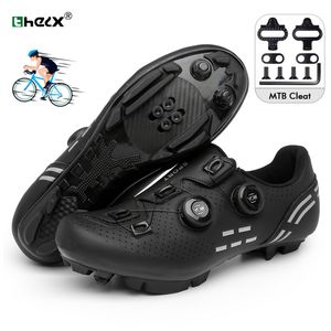 Chaussures de sécurité Cyclisme Sneaker Vtt avec Crampons Hommes Carbone Sport Vitesse Vélo Femmes Montagne Course Plat SPD Route Chaussures 220922