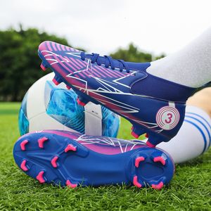 Chaussures de sécurité Couleurs de la mode Bottes de football professionnelles Hommes Femmes Grande taille 48 Chaussures de football de haute qualité Crampons Gazon Baskets krampon futbol 230630