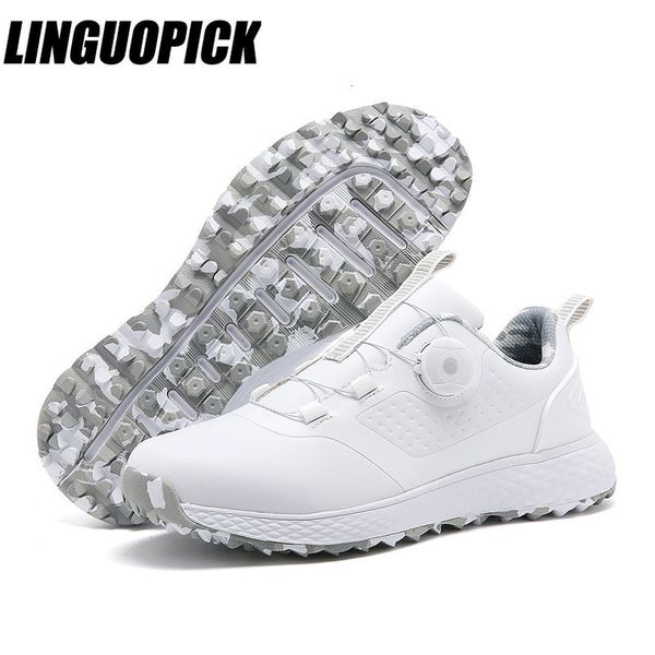 Chaussures de sécurité Golf hommes imperméable respirant Sneaker sans pointes sport marche sport de plein air chaussures de golf 2023 230821