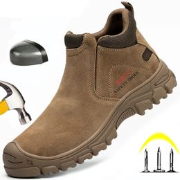 Chaussures de sécurité Bottes pour hommes Chaussures de travail confortables Chaussures de sécurité avec embout en acier Baskets anti-écrasement Chaussures indestructibles anti-crevaison H-1 231207