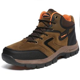 Veiligheidsschoenen mannen wandelen waterdichte trekking laarzen bergbeklimmen sport rubberen rubber sole dames paar 220922