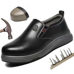 Chaussures de sécurité hommes indestructibles Anti fracassant Anti piercing bottes de travail Anti statique étanche à l'eau antidérapant industriel 230710