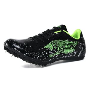 Zapatos de seguridad, zapatos de salto para hombres, atletismo con puntas de atletismo, competición ligera, zapatos de entrenamiento de Sprint transpirables 230711