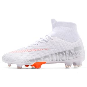 Chaussures de sécurité hommes chaussures de football TF / FG haut / bas cheville chaussures de football mâle extérieur anti-dérapant herbe multicolore entraînement match baskets EUR35-45 230519