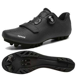 Veiligheidsschoenen Professionele mountainbike fietsen sneakers MTB Men Road Speed ​​Racing dames fietsschoen Cleat Flat Sport 22092222