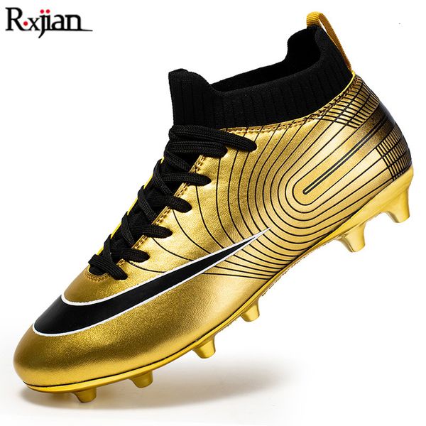 Chaussures de sécurité Rxjian Professional Unisexe Soccer TFFG Bottes de football des crampons d'herbe Antidoor Antidoor Sneakers Size3049 230628