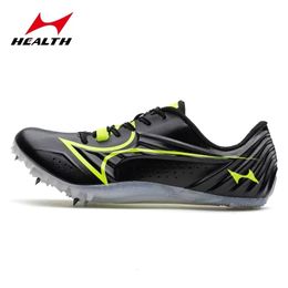 Zapatos de seguridad Zapatos de pista y campo Hombres Sprint Ligero Competición de carreras Spike Zapatos deportivos Profesional Verde Deportes Suave 230712