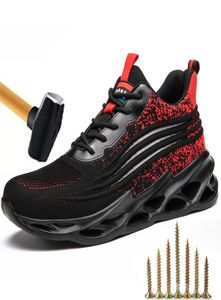 Chaussures de sécurité Travail baskets Antipuncture Antismash Steel Toe Sport Safty Lightweight Men 2204118826343