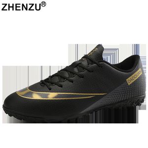 Veiligheidsschoenen Zhenzu Maat 32-47 Men Football Boots Kids Soccer Shoes Boy Girl Ag/TF Ultralight Soccer Cleats Sneakers 230519