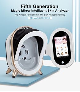 Machine d'analyse de la peau de sécurité Analyseur de Sanner de la peau Diagones pour l'état de la peau traitement du visage Équipement de salon de beauté portable Testeur de miroir magique