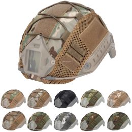 Veiligheid Tactische helmhoes voor snelle MH PJ BJ Helmet Airsoft Paintball Helmm Cover Military Accessoires