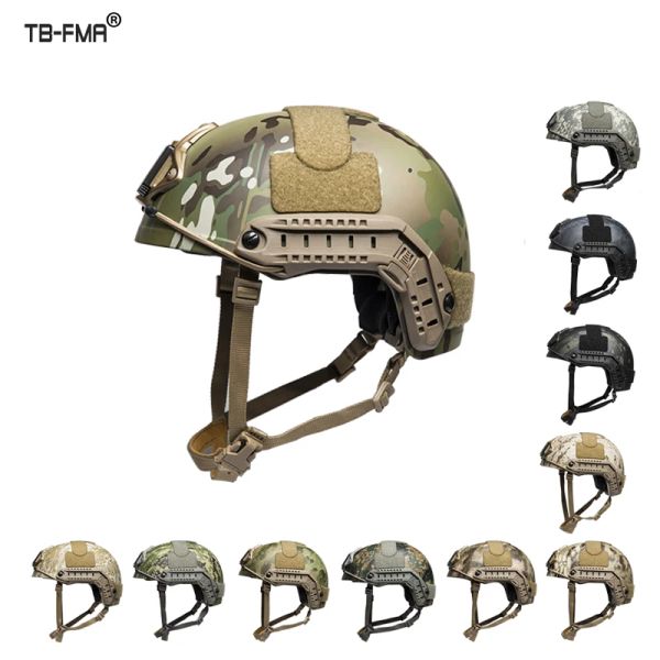 Seguridad TBFMA TB1322 Casco balístico Táctico Casco rápido grueso y pesado Vestenco Casco protector M/L L/XL