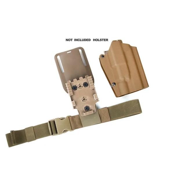 Sécurité TMC CHIGH STRAP VERSION 2 Tactical Elastic Band Protend Strap pour la cuisse Holster BK / CB