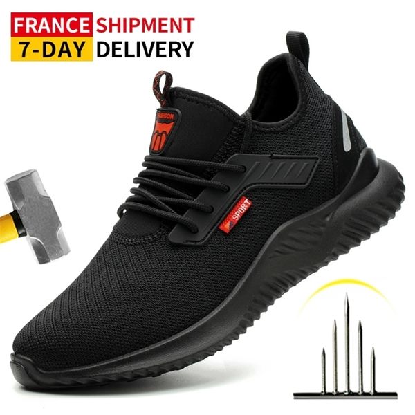 Chaussures de travail de sécurité Construction hommes en plein air embout en acier anti-crevaison bottes légères de haute qualité 220813 GAI GAI GAI