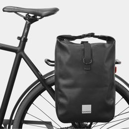 Sahoo Bicycle Carrier Bag 10l Water strak Roll-top Sluiting Achterste rekrek Bagage Pannier Pack fietsen opslag Schouder Draag