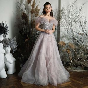 Dit dubaï rose soirée Bling Sharon robes avec ceinture épaules dénudées bleu arabe femmes élégantes robes de soirée de mariage Ss375