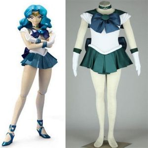 Sailor Moon cosplay Kaiou Michiru Sailor Neptunus cosplay halloween kostuums237T